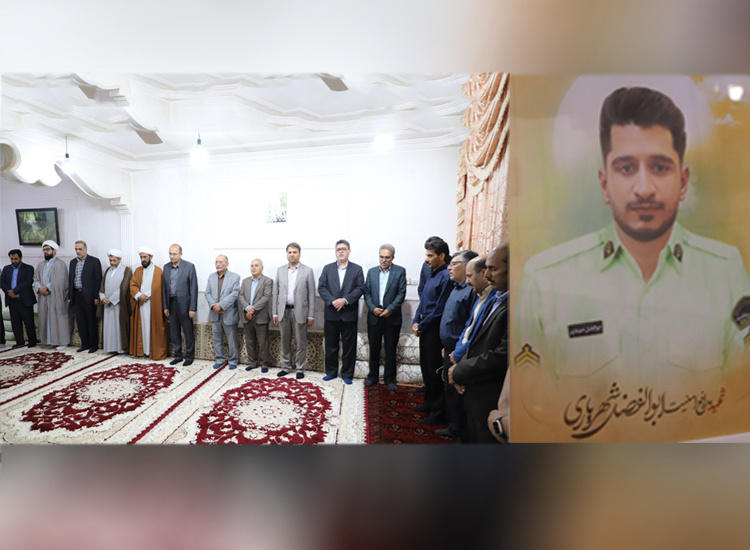دیدار هیات رییسه دانشگاه با خانواده شهید والامقام "ابوالفضل شهریاری"