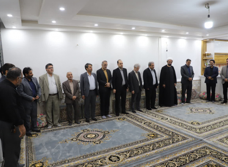 دیدار صمیمانه ریاست دانشگاه و هیات همراه با خانواده شهید والامقام مهرعلی بارانی تبار