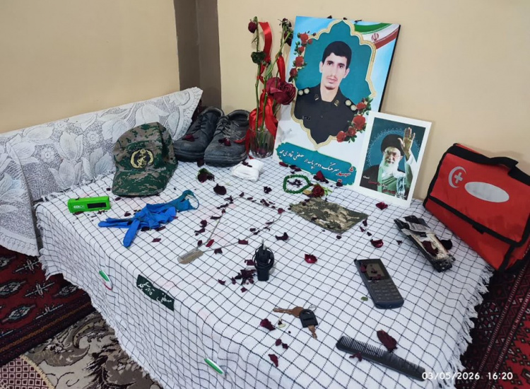 گزارش تصویری دیدار صمیمانه ریاست دانشگاه و هیات همراه با خانواده شهید والامقام مصطفی قادری مجد از شهدای جنگ رمضان