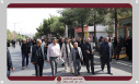حضور دانشگاهیان دانشگاه زابل در مراسم تشییع و وداع با پیکر رییس جمهور شهید