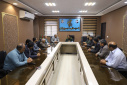 دیدار صمیمانه هیات رئیسه دانشگاه با سرهنگ ملایی فرمانده ناحیه مقاومت بسیج سپاه شهرستان زابل به مناسبت سال نو