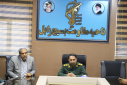 دیدار صمیمانه هیات رئیسه دانشگاه با سرهنگ ملایی فرمانده ناحیه مقاومت بسیج سپاه شهرستان زابل به مناسبت سال نو