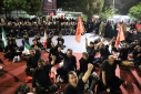 گزارش تصویری حضور جامعه دانشگاهی دانشگاه زابل در مراسم وداع و تشییع رهبر شهید انقلاب اسلامی در شهر مشهد مقدس