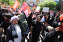 گزارش تصویری حضور جامعه دانشگاهی دانشگاه زابل در مراسم وداع و تشییع رهبر شهید انقلاب اسلامی در شهر مشهد مقدس