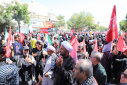 گزارش تصویری حضور جامعه دانشگاهی دانشگاه زابل در مراسم وداع و تشییع رهبر شهید انقلاب اسلامی در شهر مشهد مقدس