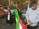 گزارش تصویری از پرچم‌گردانی و عرض ارادت به پرچم مقدس جمهوری اسلامی ایران توسط دانشگاهیان دانشگاه زابل در دویست و بیست و دومین شب از اجتماعات مردمی