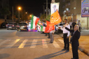 گزارش تصویری از پرچم گردانی و عرض ارادت به پرچم مقدس جمهوری اسلامی ایران توسط دانشگاهیان دانشگاه زابل در دویست و بیست و سومین شب از اجتماعات مردمی