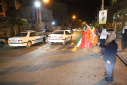 گزارش تصویری از پرچم گردانی و عرض ارادت به پرچم مقدس جمهوری اسلامی ایران توسط دانشگاهیان دانشگاه زابل در دویست و بیست و سومین شب از اجتماعات مردمی
