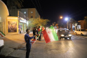 گزارش تصویری از پرچم گردانی و عرض ارادت به پرچم مقدس جمهوری اسلامی ایران توسط دانشگاهیان دانشگاه زابل در دویست و بیست و سومین شب از اجتماعات مردمی