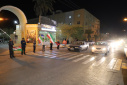 گزارش تصویری از پرچم گردانی و عرض ارادت به پرچم مقدس جمهوری اسلامی ایران توسط دانشگاهیان دانشگاه زابل در دویست و بیست و سومین شب از اجتماعات مردمی
