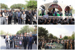 حضور دانشگاهیان دانشگاه زابل در مراسم تشییع و وداع با پیکر رییس جمهور شهید