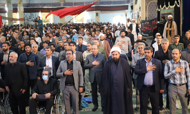 حضور خانواده دانشگاه زابل درمراسم بزرگداشت قیام مردم سیستان به خونخواهی امام حسین(ع)