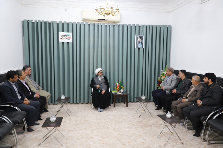 دیدار صمیمانه هیات رئیسه دانشگاه با حجت الاسلام پوراندخت امام جمعه معزز شهرستان زابل به مناسبت سال نو