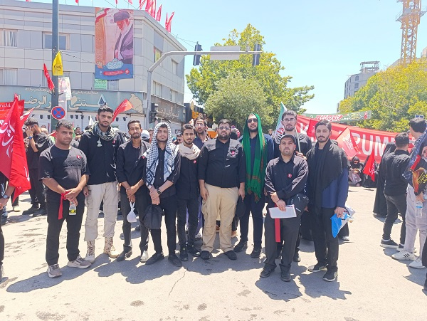 گزارش تصویری  شور خدمت در سوگ خورشید؛ موکب شهدای دانشجوی سیستان و بلوچستان در مشهد مقدس